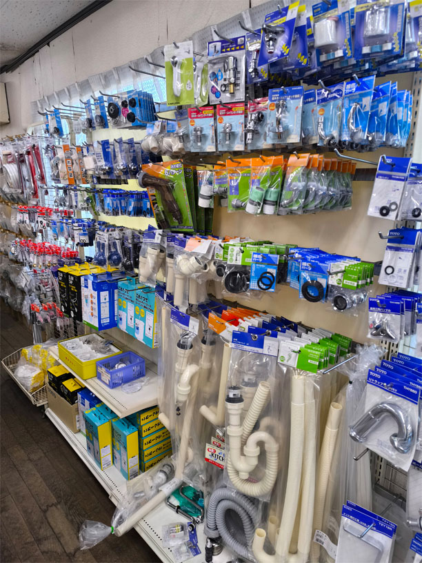 店内の商品の様子